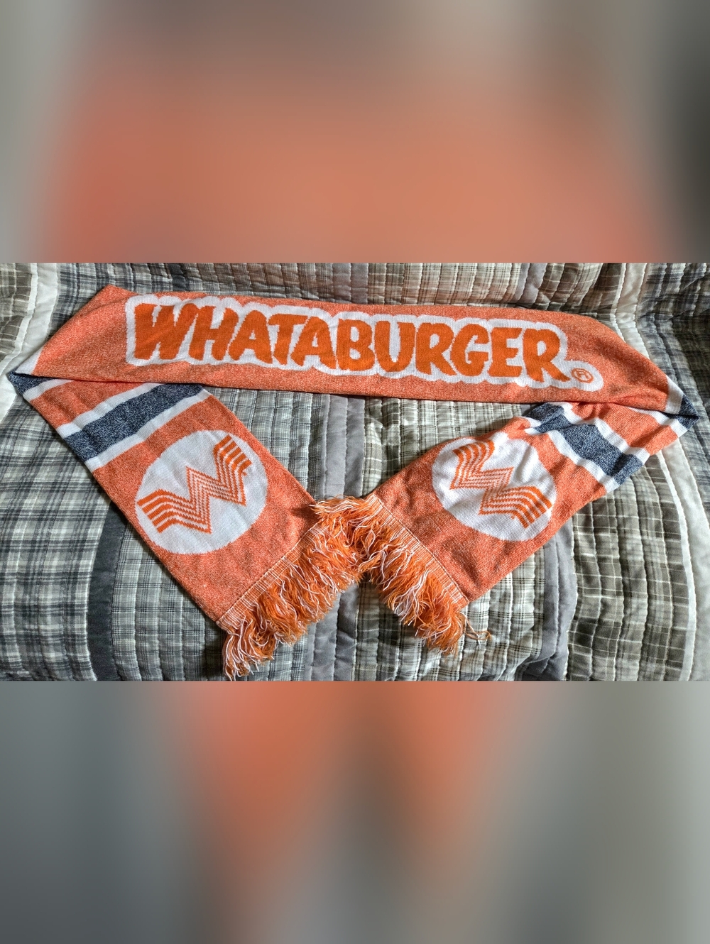Whataburger Orange Logo Scarf - Branded Fan Wrap